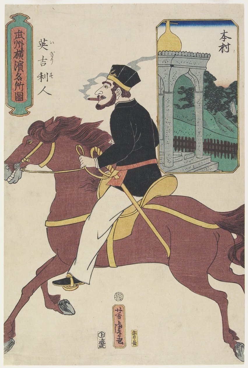 Brittisk man av Utagawa Yoshitora