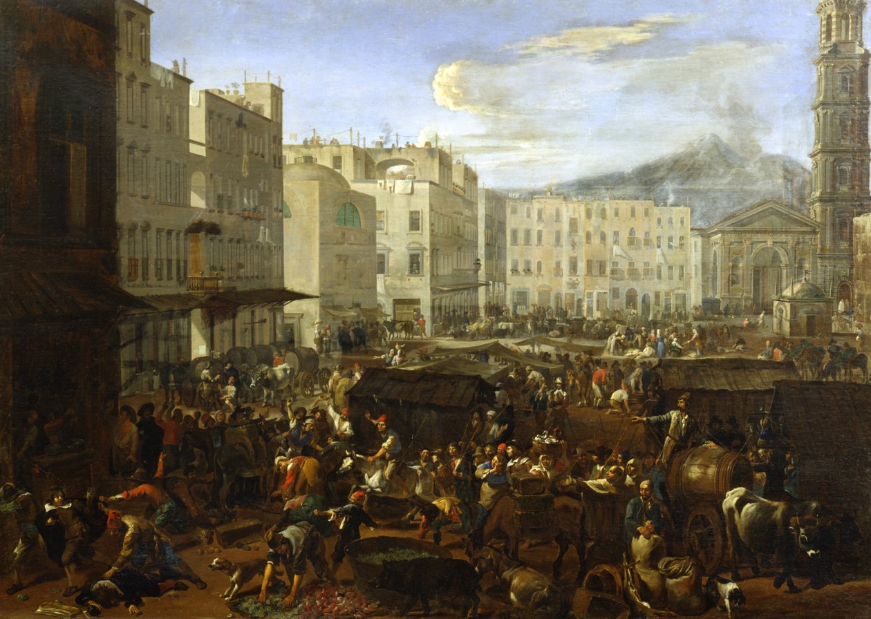 Masaniello-revolten av V. and Cerquozzi, M. Codazzi