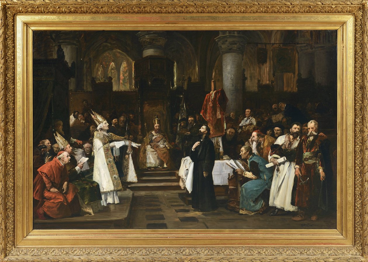 Jan Hus av Vaclav Brozik