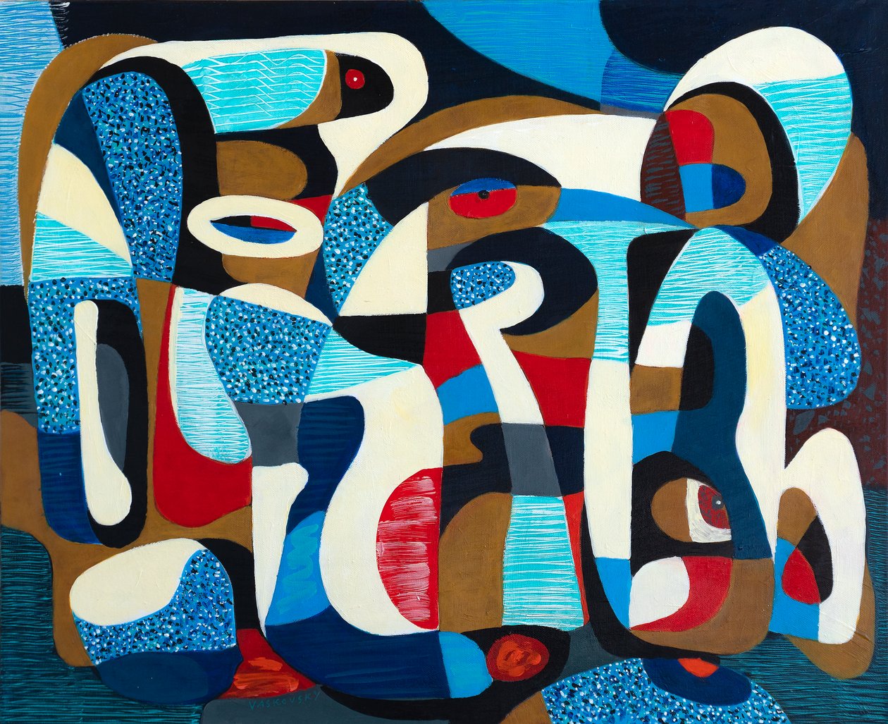 Bird Dream, 2019 (akryl på duk) av Vadym Vaskovsky