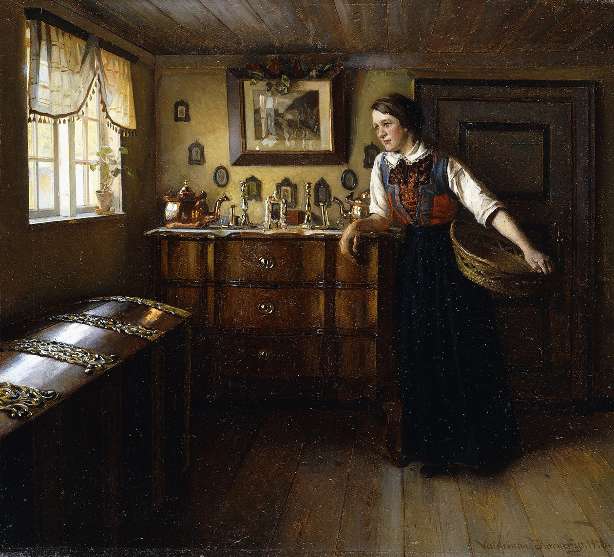 En stunds vila, 1918 av Valdemar Kornerup