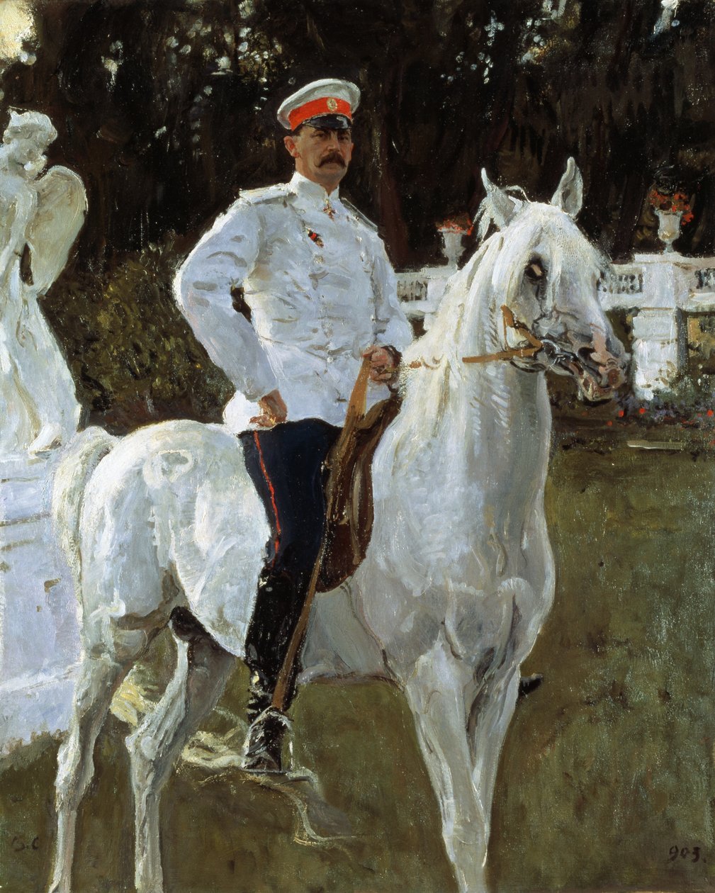 Portrait of Prince Felix Yussupov (1887-1967) 1903  av Valentin Aleksandrovich Serov