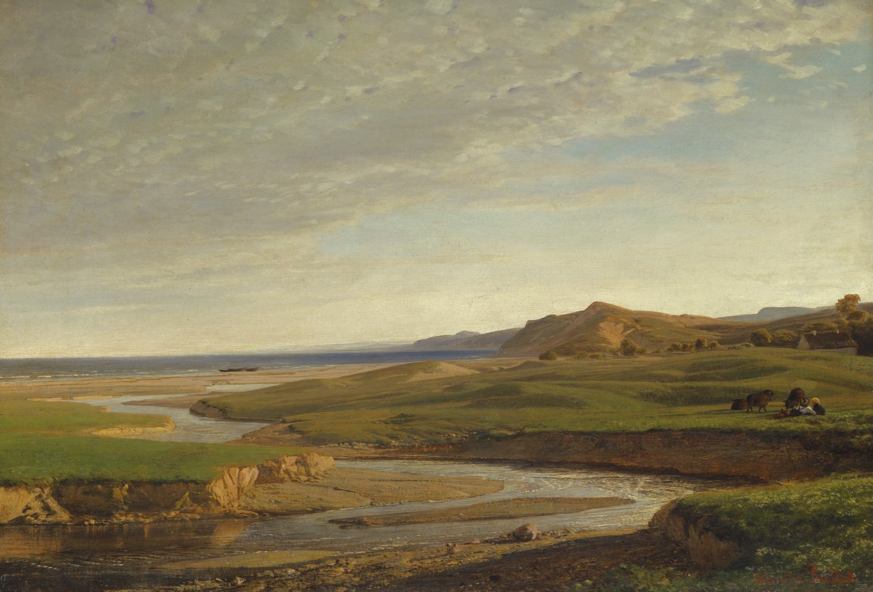 Uppströms västerut, c.1860 av Valentin Ruths