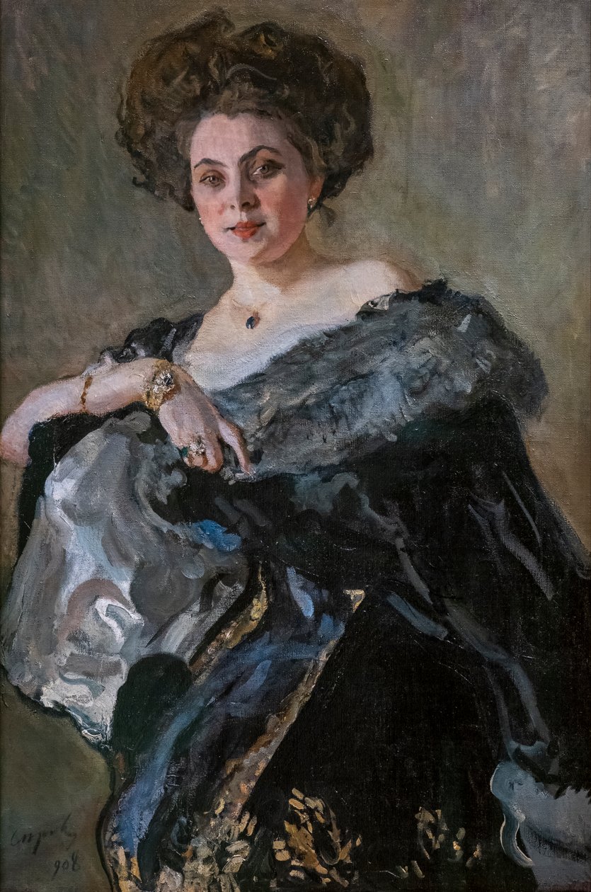 Porträtt av Evdokia Sergeevna Morozova av Valentin Aleksandrovich Serov