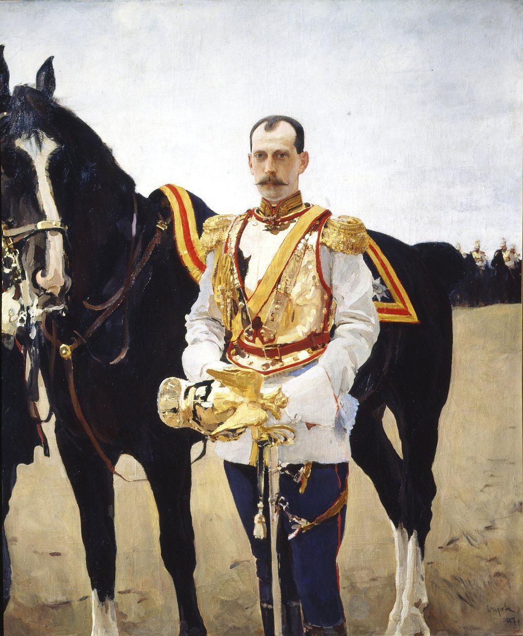 Porträtt av storhertig Paul Alexandrovich av Ryssland 1860-1919, 1897 av Valentin Aleksandrovich Serov