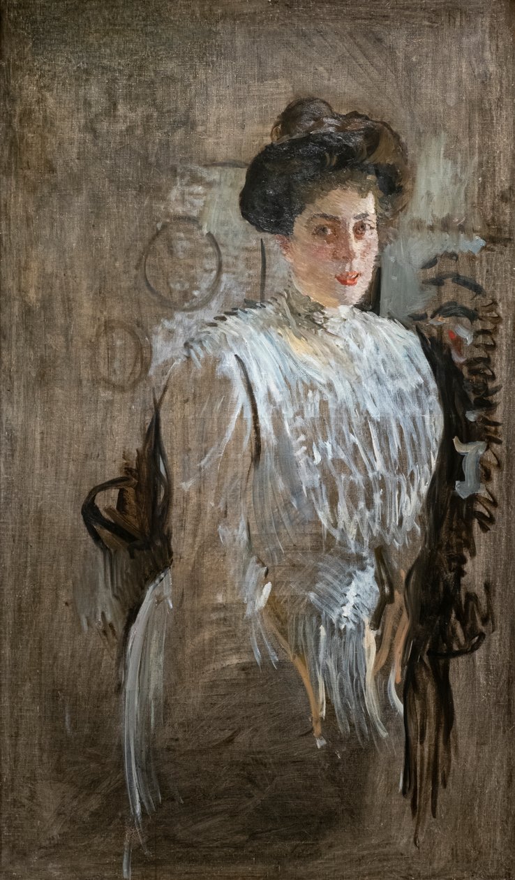 Porträtt av Margarita Kirilovna Morozova av Valentin Aleksandrovich Serov