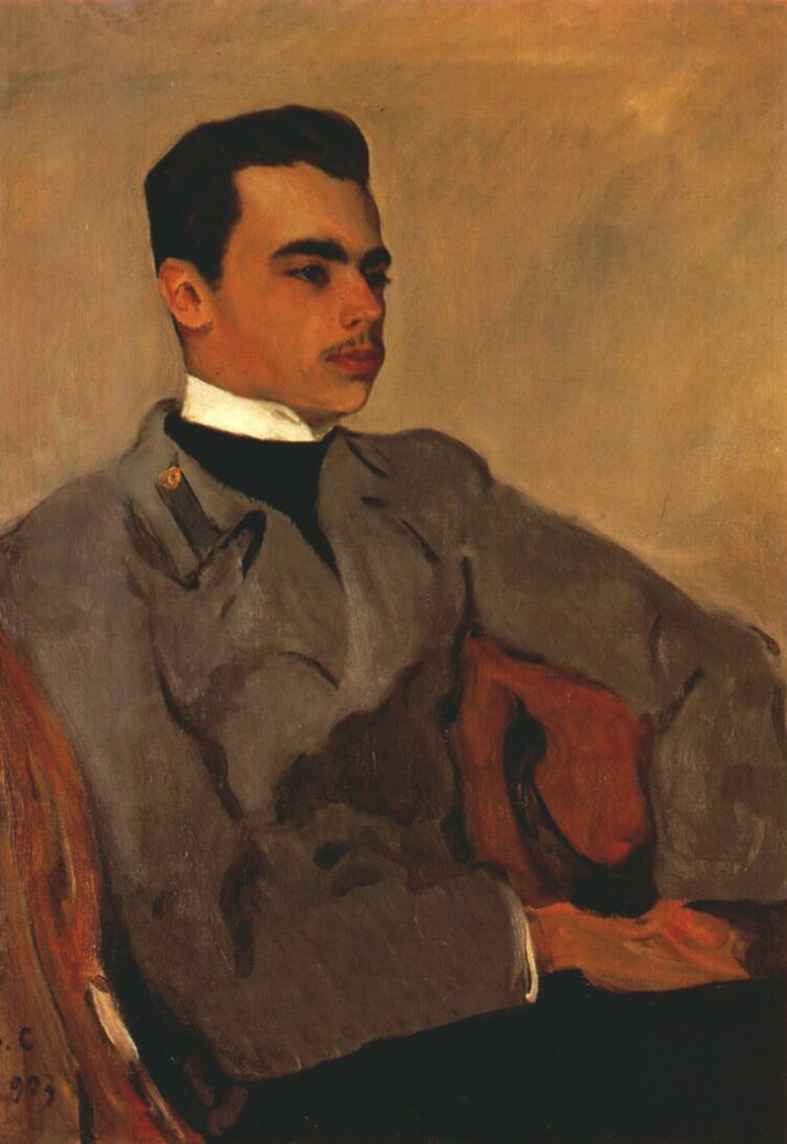 Porträtt av prins Nikolai Yusupov, greve Sumarokov-Elston 1883-1908, 1903 av Valentin Aleksandrovich Serov
