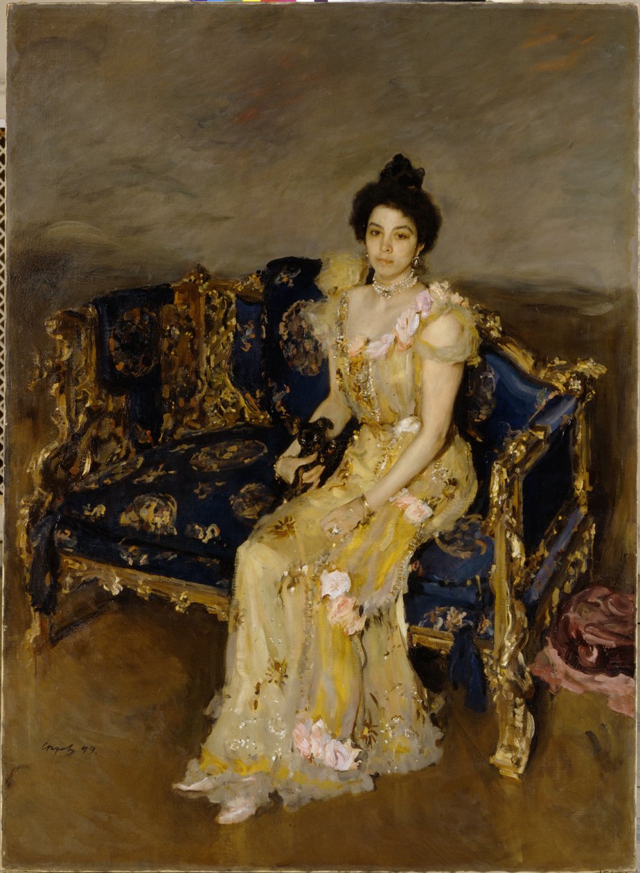Porträtt av Sofia Botkina, 1899 av Valentin Aleksandrovich Serov