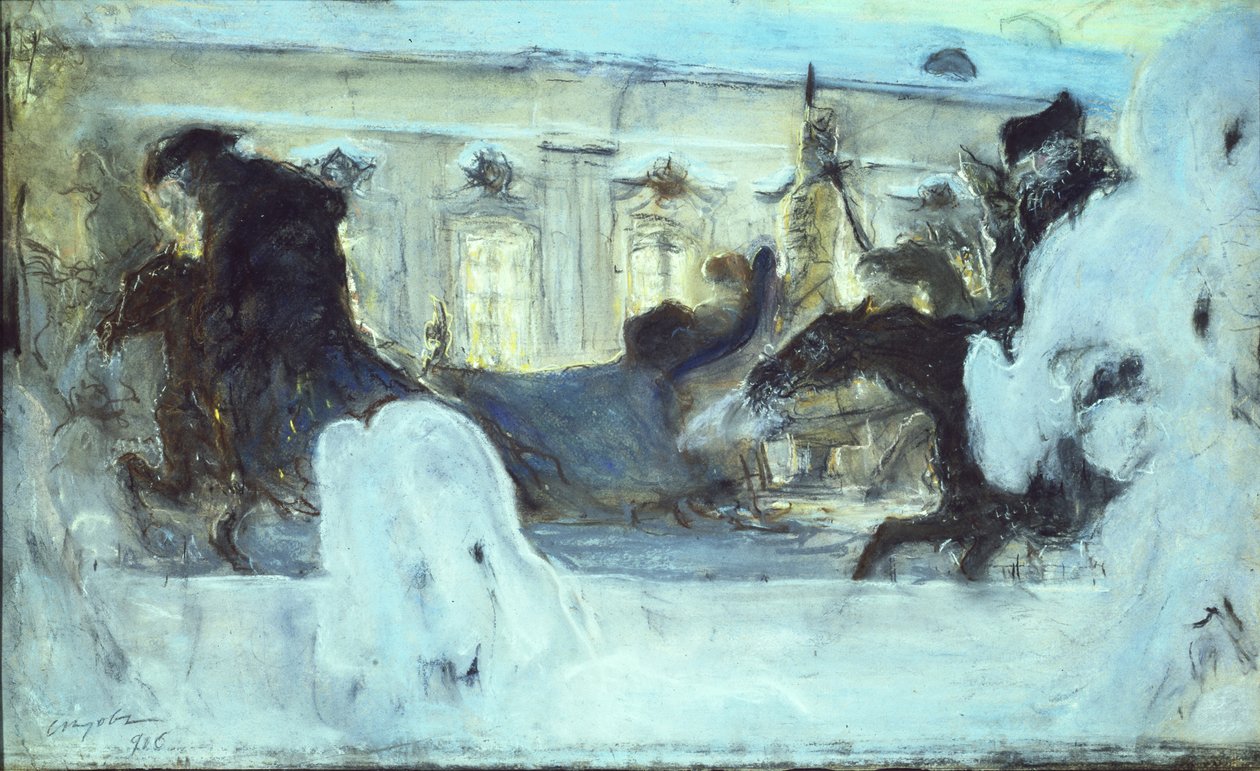 Ritt av kejsarinnan Katarina II, 1906 av Valentin Aleksandrovich Serov