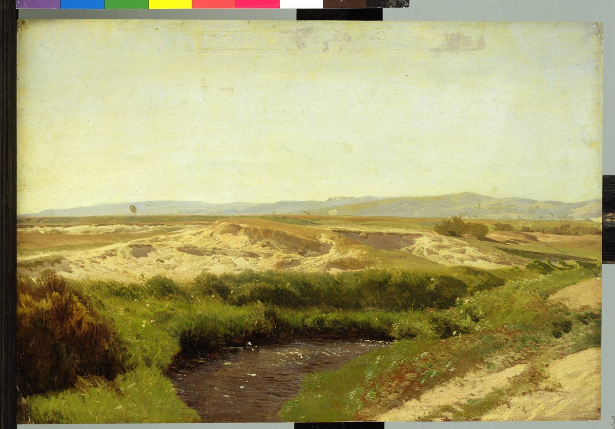On the Luneburg Heath, 1887 (olja på papper) av Valentin Ruths