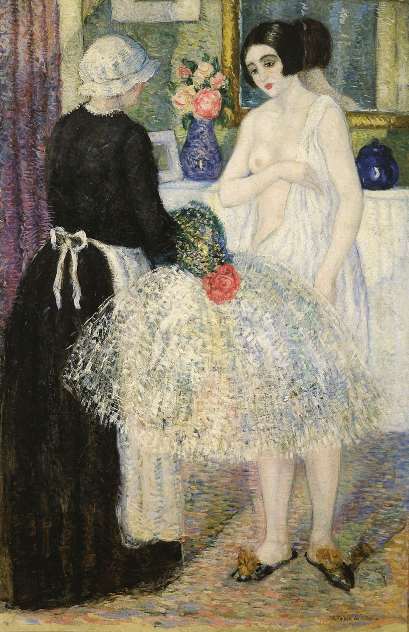 I El Camerin, ca 1920 (olja på duk) av Valentín Thibon de Libian