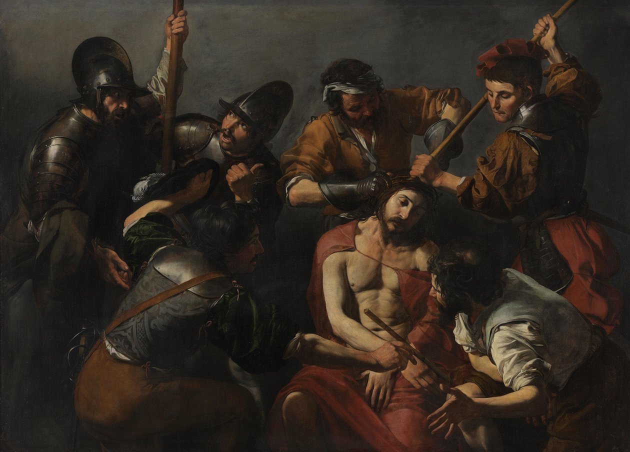 Kristi törnekröning av Valentin de Boulogne