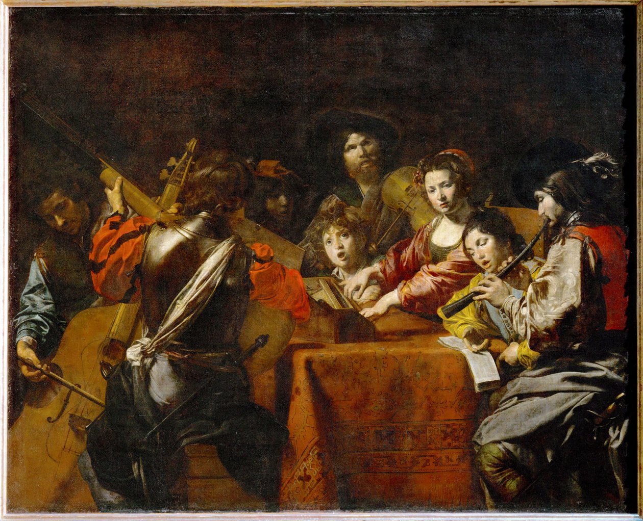 Un concert - En konsert ... av Valentin de Boulogne