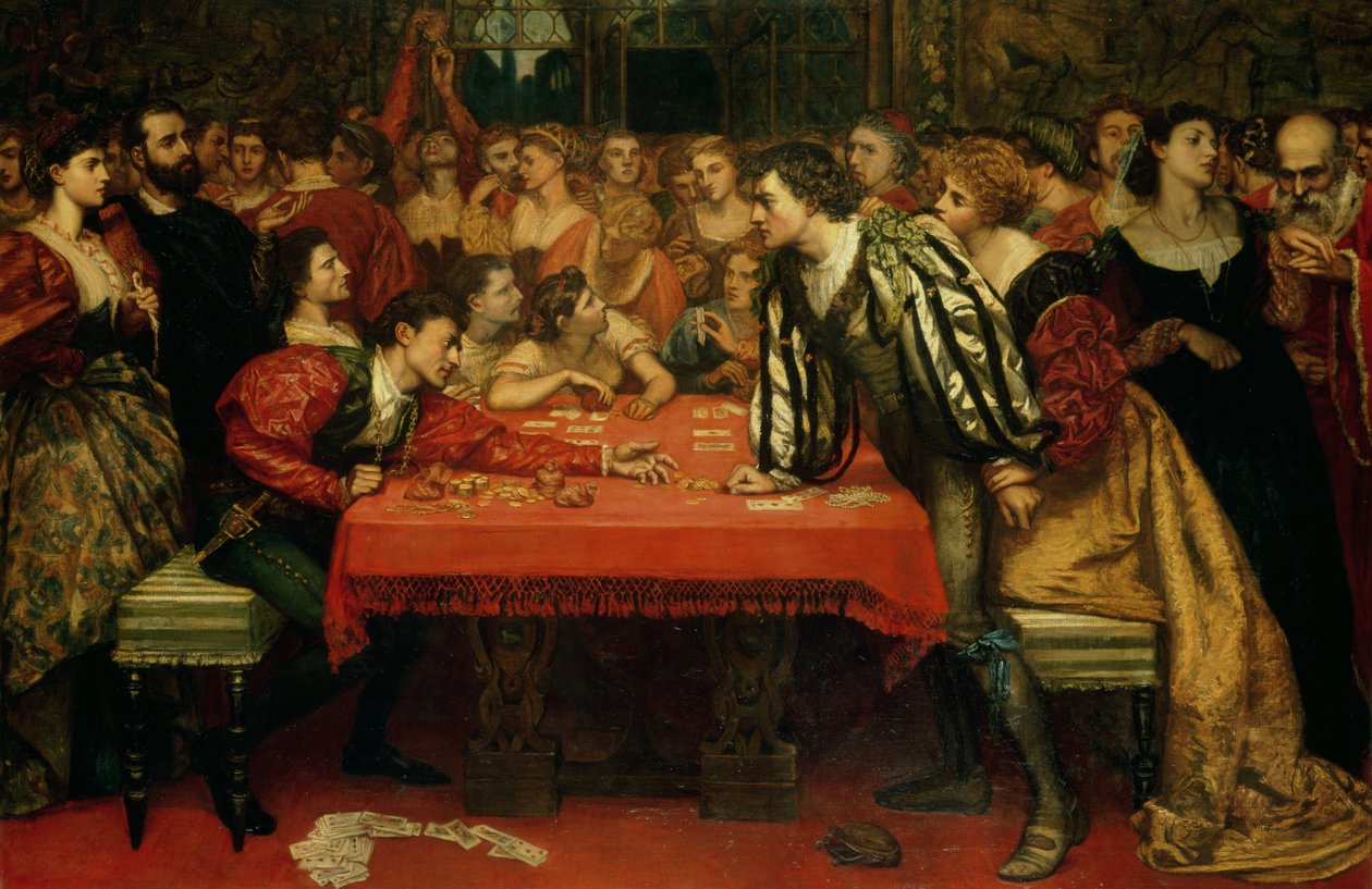 Ett venetianskt spelhus på 1500-talet av Valentine Cameron Prinsep