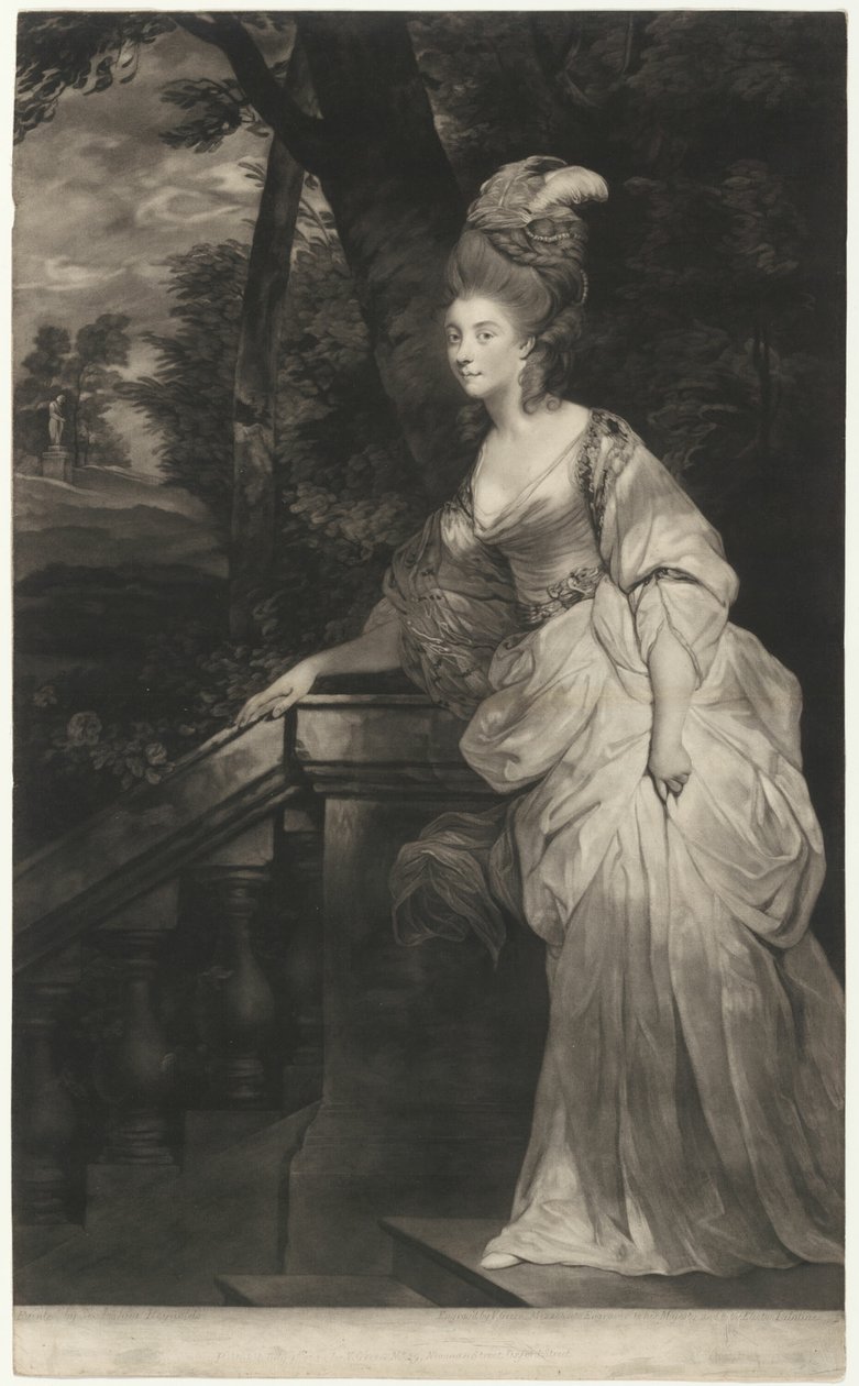 Georgiana, hertiginna av Devonshire av Valentine Green