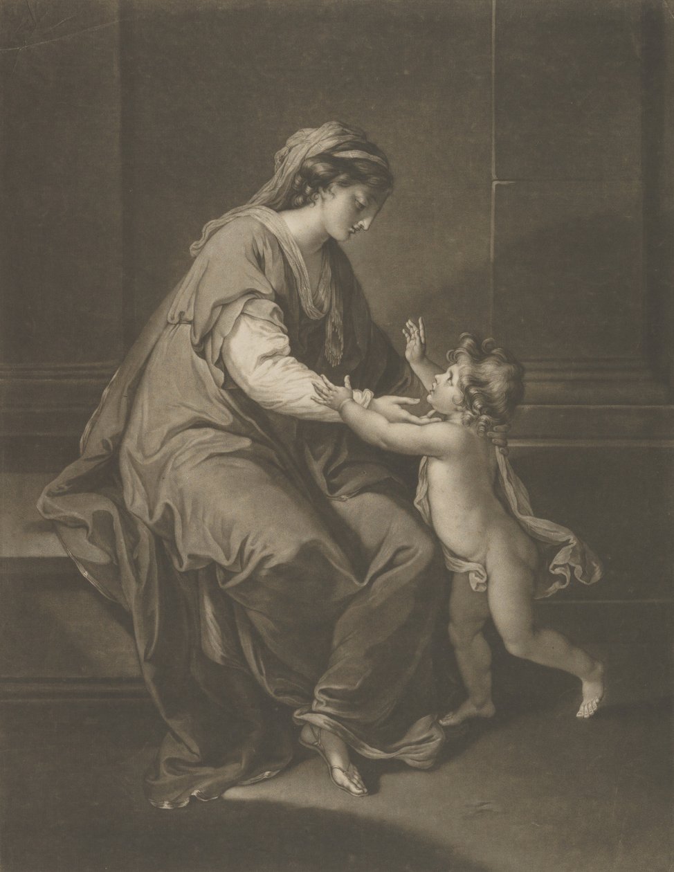 Madonna och barn, 3 december 1774. av Valentine Green