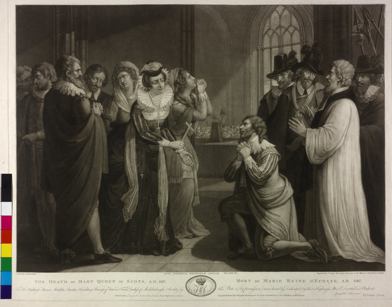 Drottning av Skottland Maria Stuarts död av Valentine Green