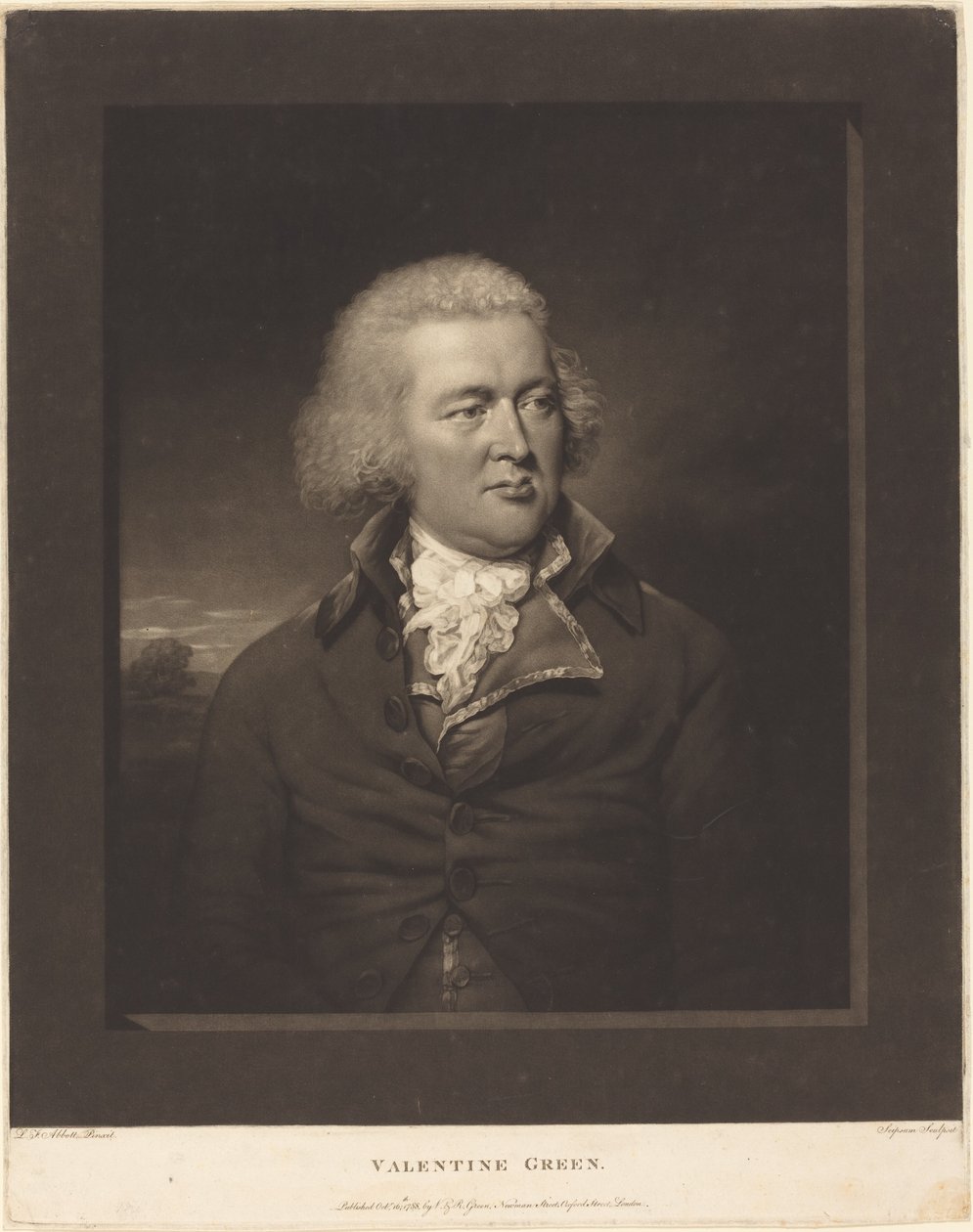 Alla hjärtans gröna av Valentine Green after Lemuel Francis Abbott