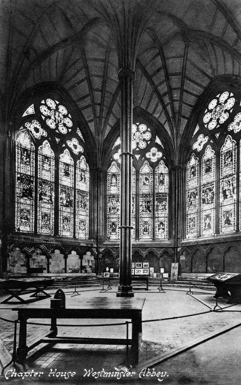 Chapter House, Westminster Abbey, 1900-talet av Valentine and Sons Ltd