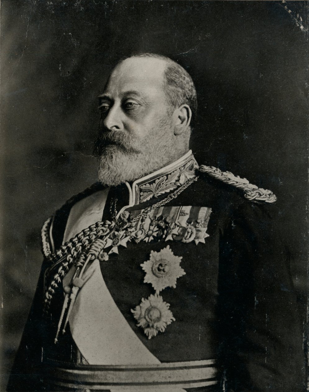 Kung Edward VII, Albert Edward, 1841-1910, 1904 av Valentine and Sons Ltd