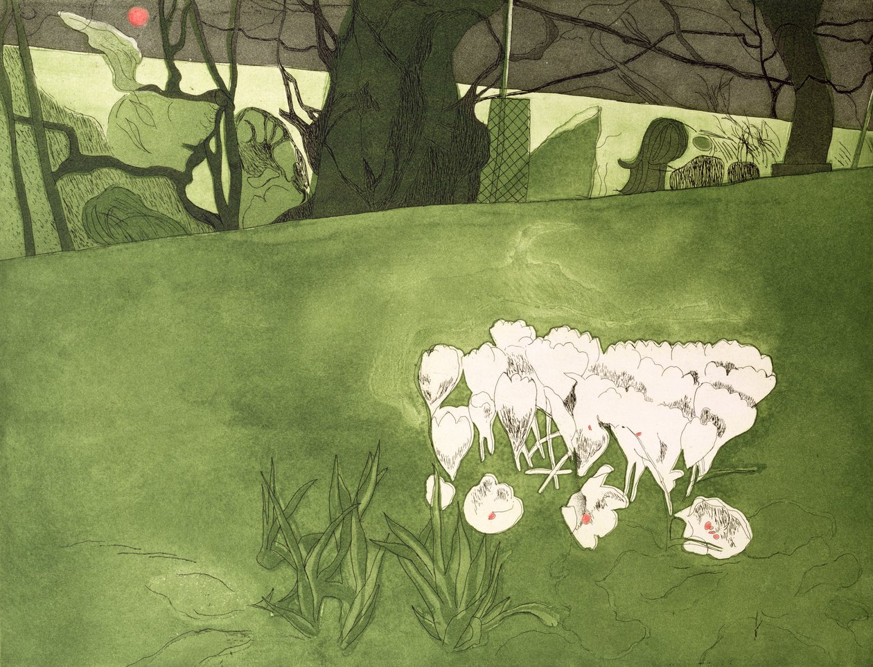 Krokus (tryck) av Valerie Daniel