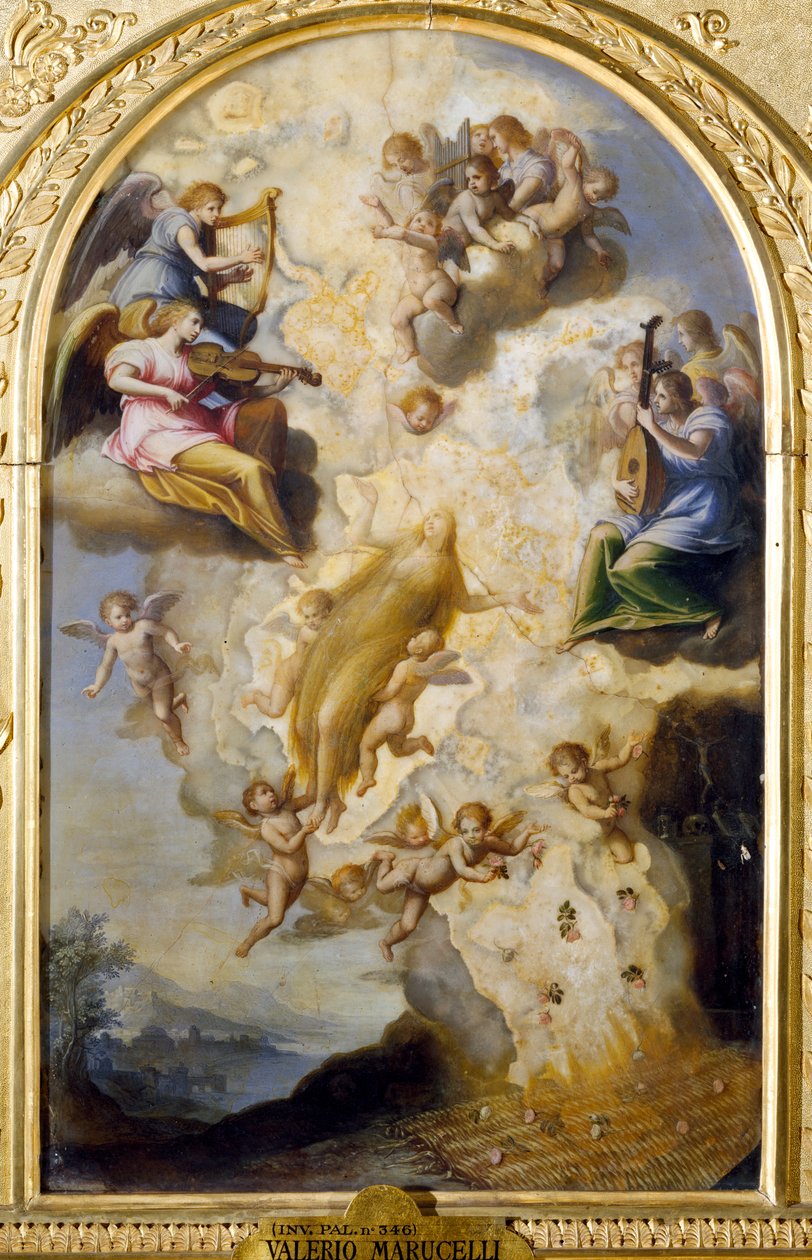 Antagandet av St. Maria Magdalena (panel) av Valerio Marucelli