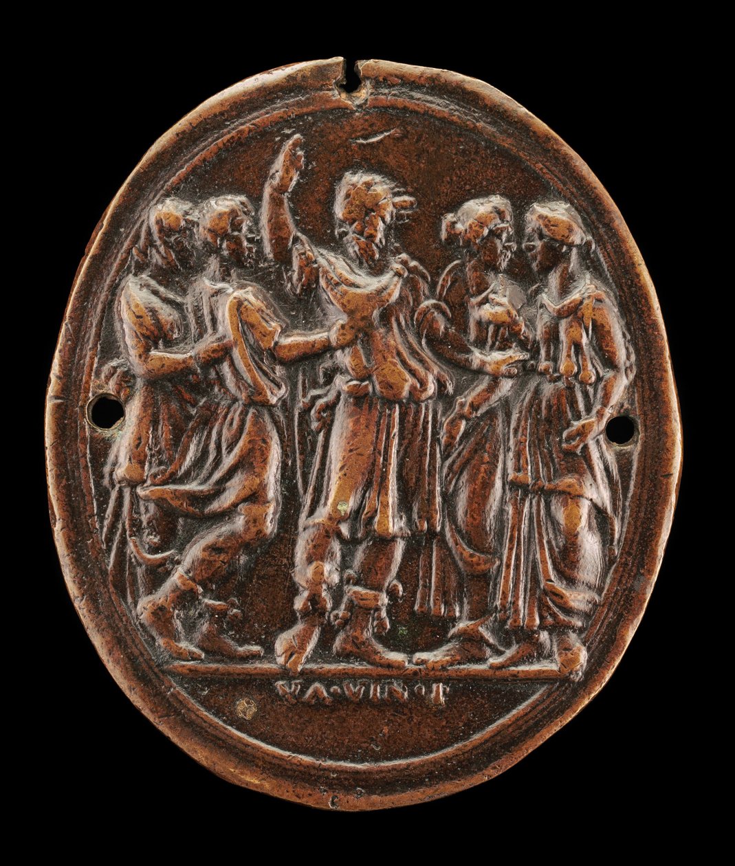 Adress till ett gift par, före 1540. av Valerio Belli
