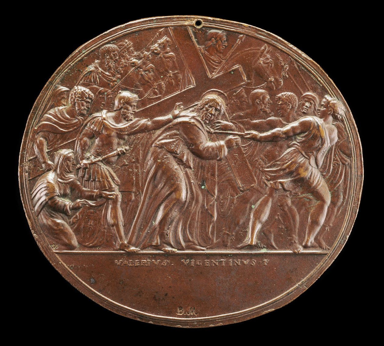 Kristus bär korset, 1525 eller senare. av Valerio Belli