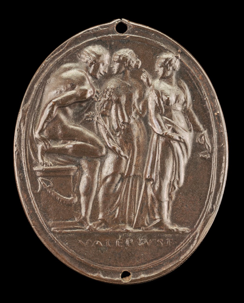 Orestes släppt från furierna, troligen 1520-talet, före 1540. av Valerio Belli