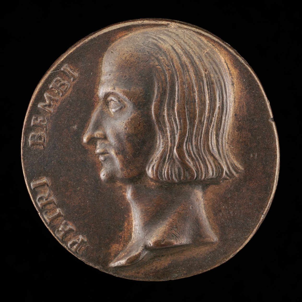 Pietro Bembo, 1470-1547, kardinal 1538 [framsidan], troligen 1532. av Valerio Belli
