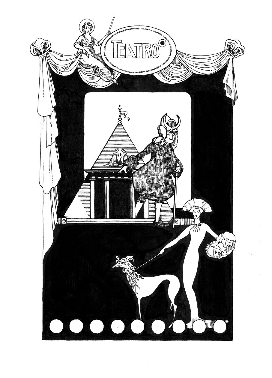 Teatern, ett magiskt tempel mellan öst och väst av Valerio Eletti