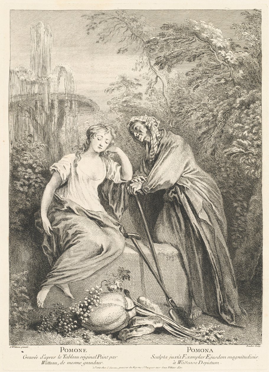 Verk av Antoine Watteau (volym I) av Various Artists after Antoine Watteau