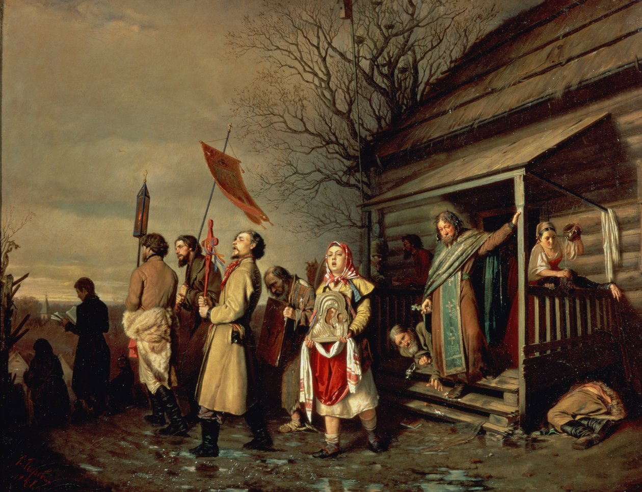 Påskprocession, 1861 av Vasili Grigorevich Perov