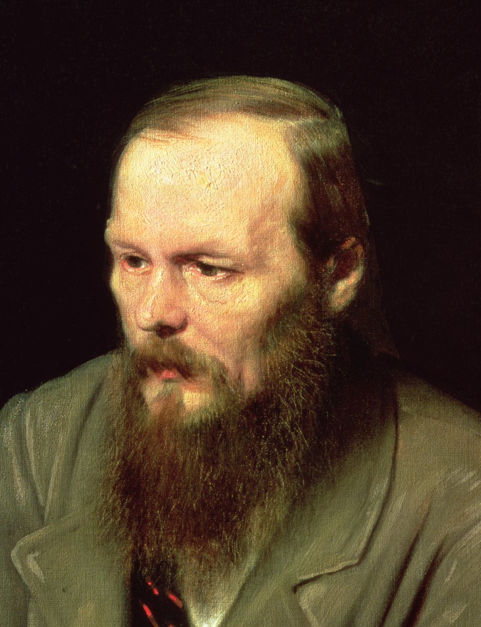 Porträtt av Fjodor Dostojevskij (1821-81) 1872 (detalj av 67923) av Vasili Grigorevich Perov