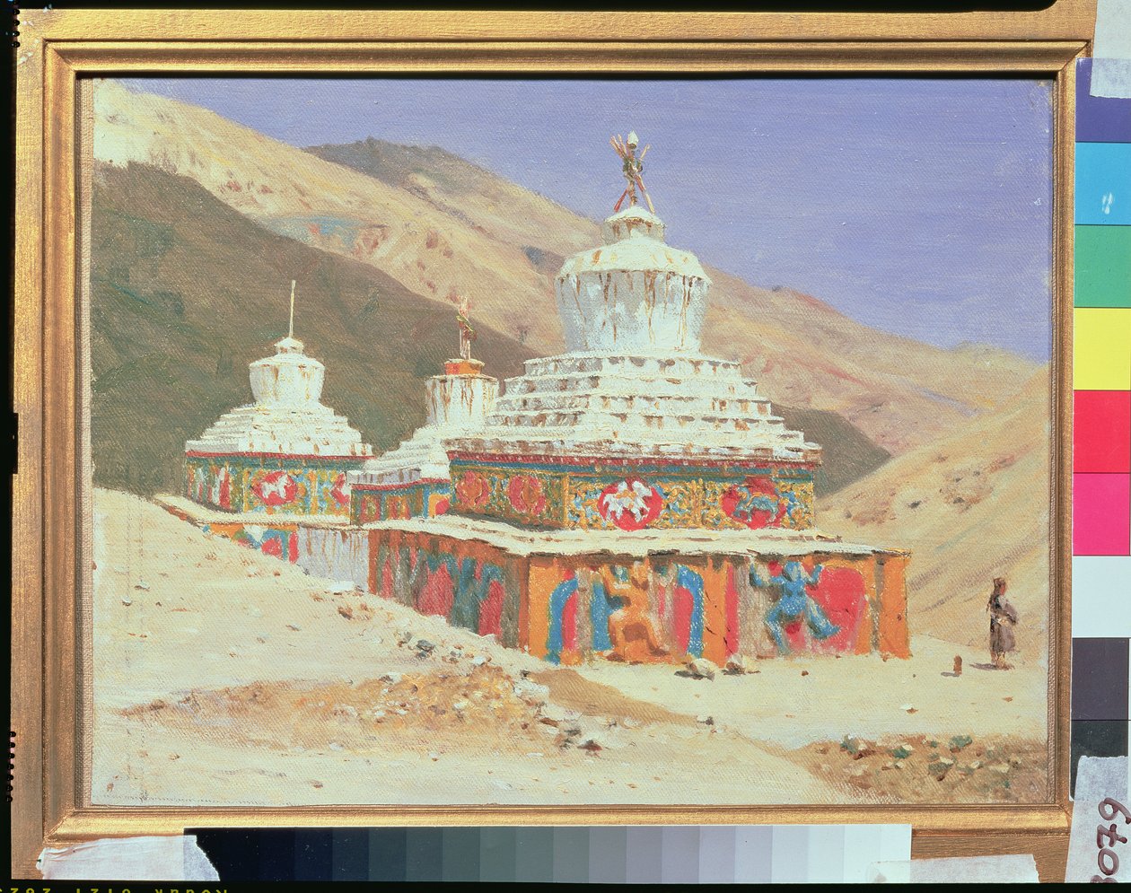 Dödsminnesmärket i Ladakh, 1875 av Vasili Vasilievich Vereshchagin