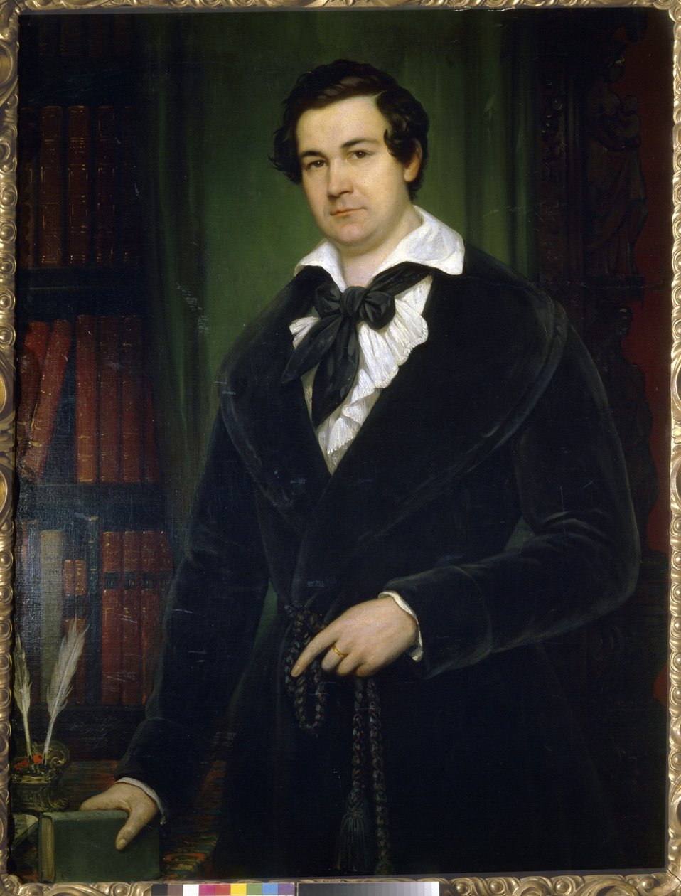 Porträtt av skådespelaren Vasily Andreevich Karatygin (1802-1853) par Tropinin, Vasili Andreyevich (1776-1857) av Vasili Andreevich Tropinin