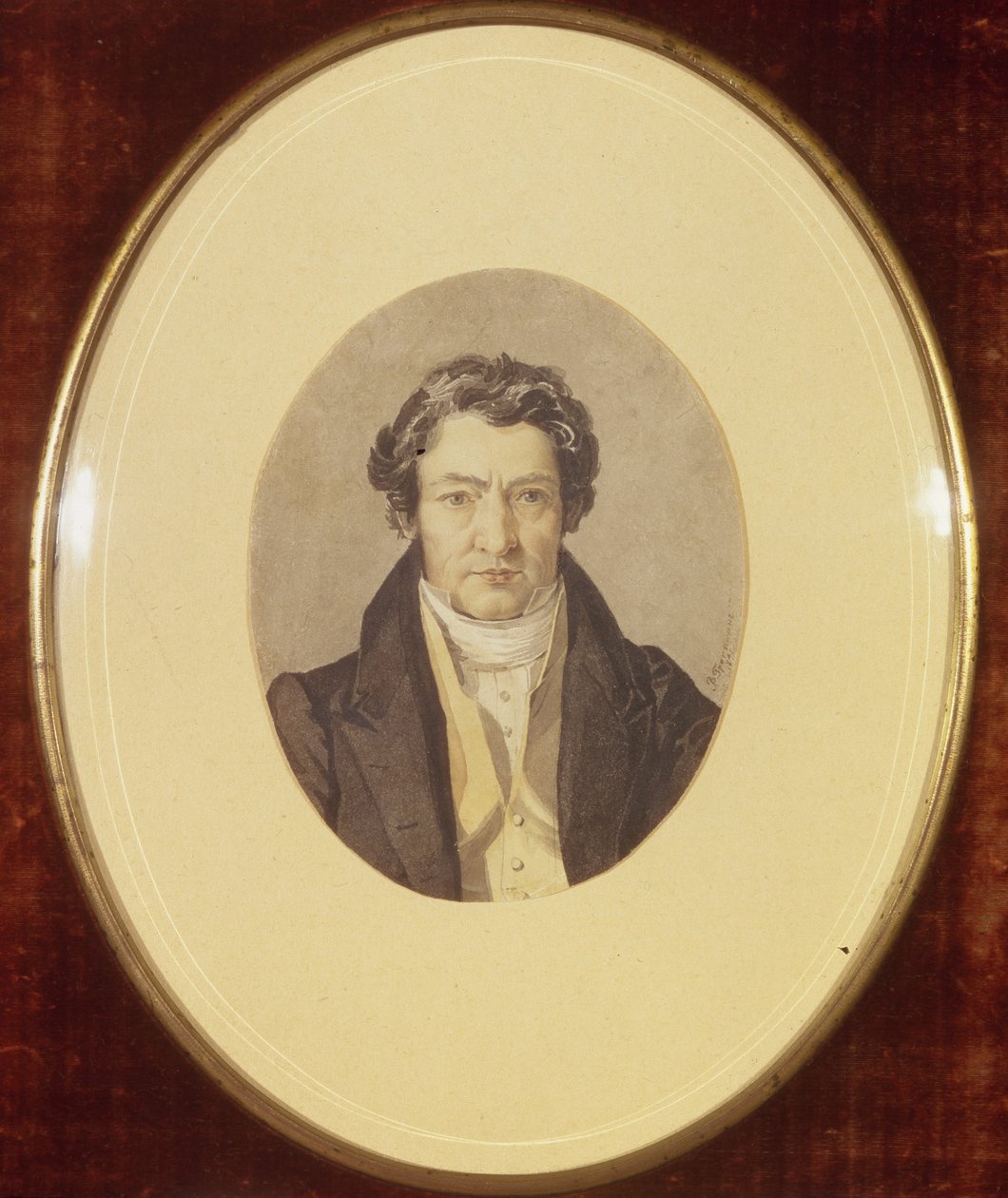 Porträtt av skådespelaren Pavel Mochalov 1800-1848, 1841 av Vasili Andreevich Tropinin
