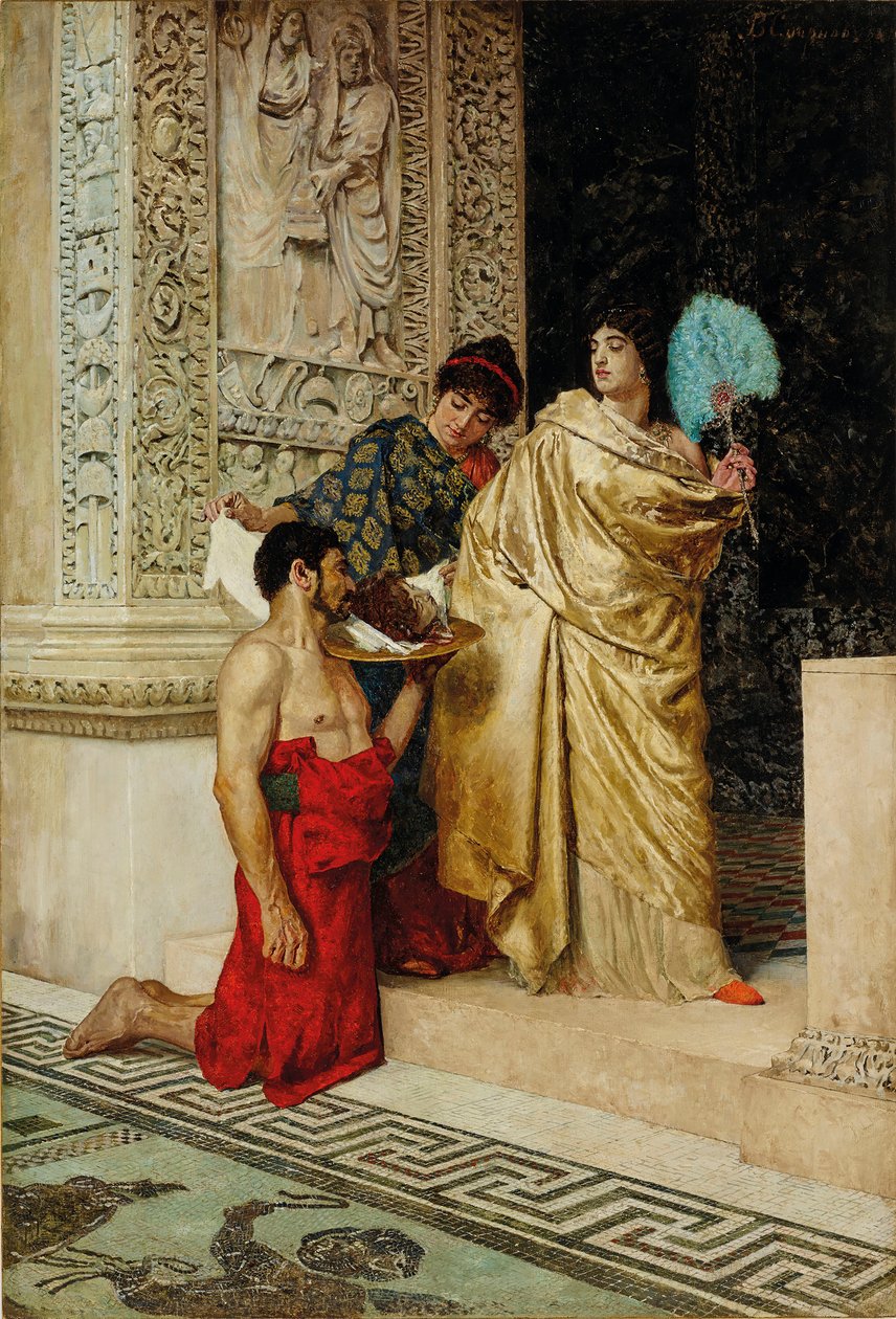 Salome tar emot Johannes Döparens huvud, 1886. av Vasili Sergeevich Smirnov