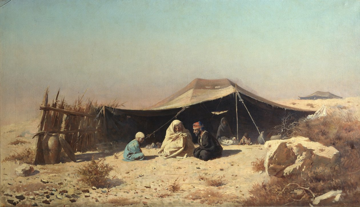 Araber i öknen. Koranstudie av Vasili Vasilievich Vereshchagin