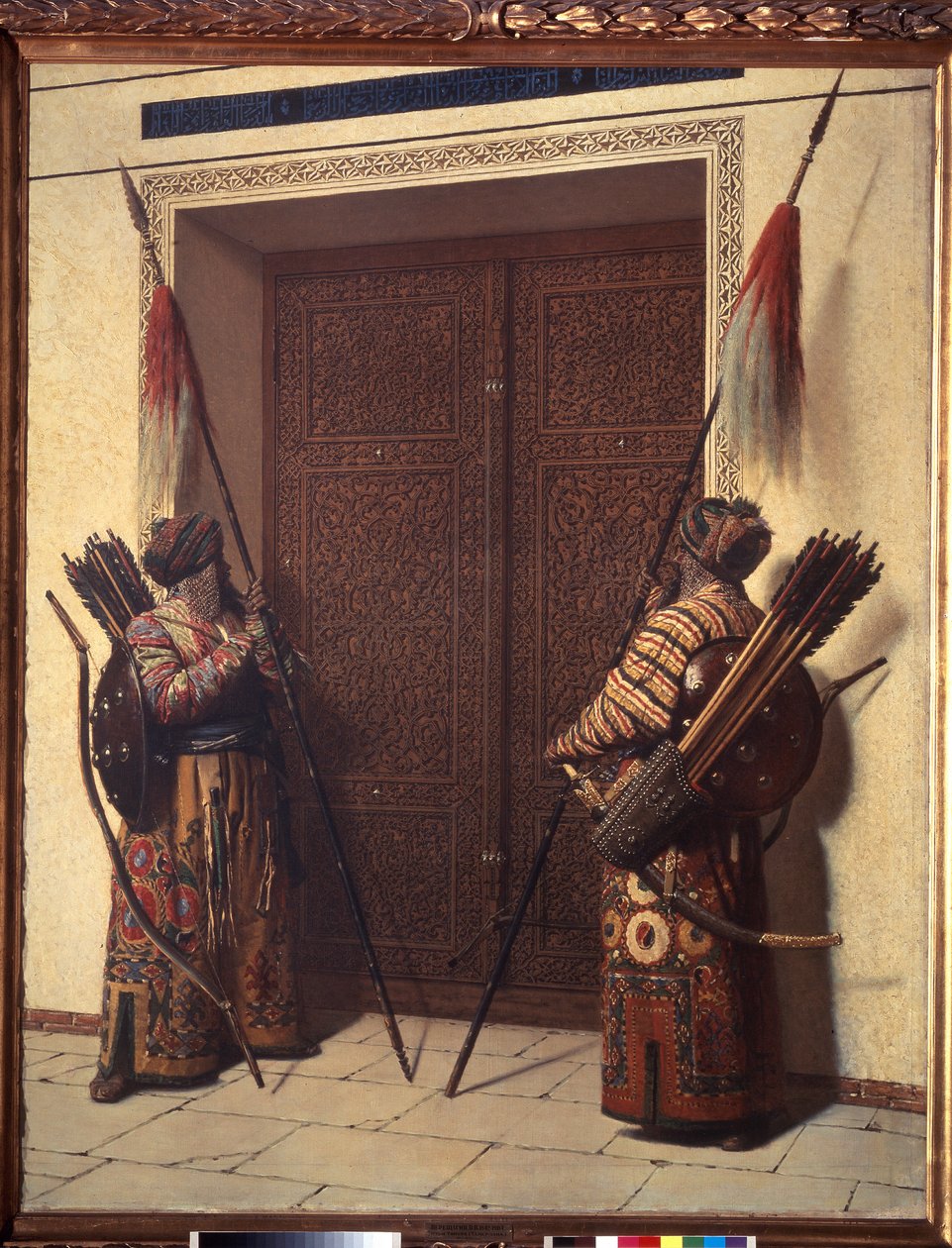 The Doors of Tamerlane (Två krigare stationerade vid porten till Timur Langs palats eller Timur den lame eller den store av Vasili Vasilievich Vereshchagin