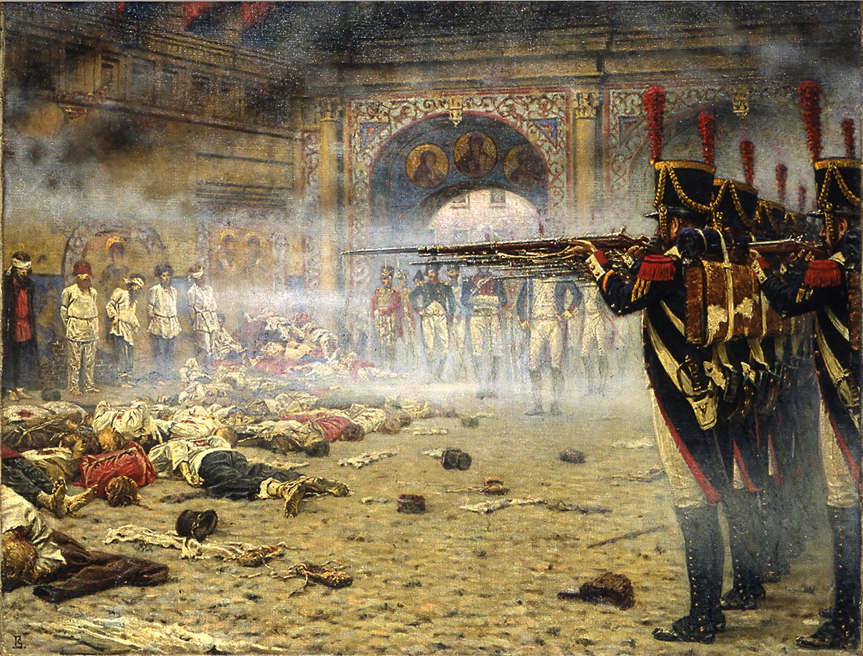 Fransmännen i Moskva, 1897-1898 av Vasili Vasilievich Vereshchagin
