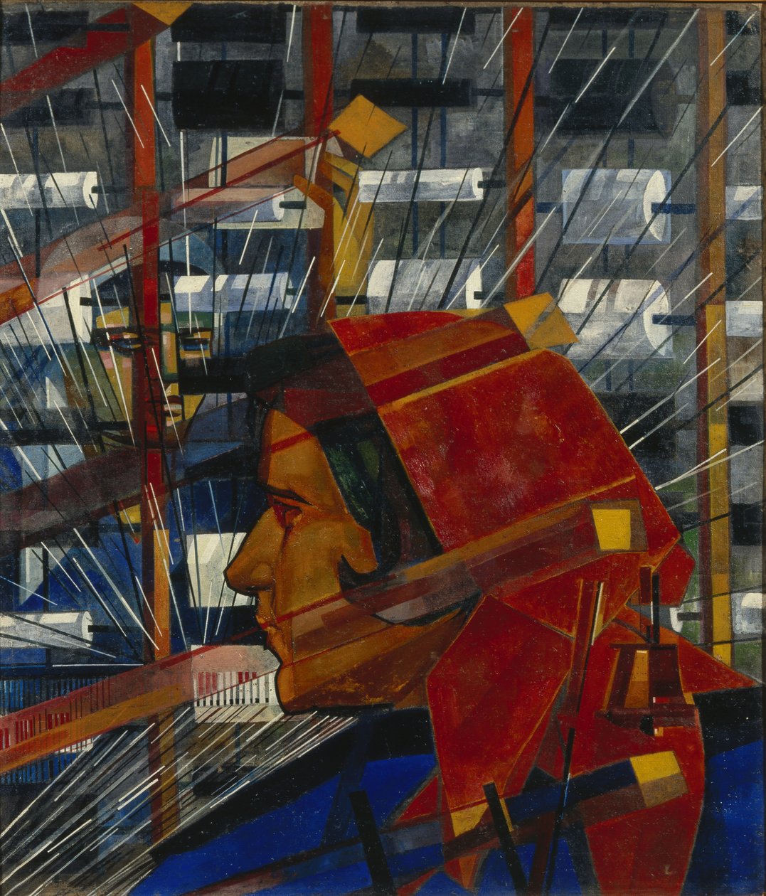 The Weaver, tidigt 1930-tal av Vasili Vasilyevich Kuptsov