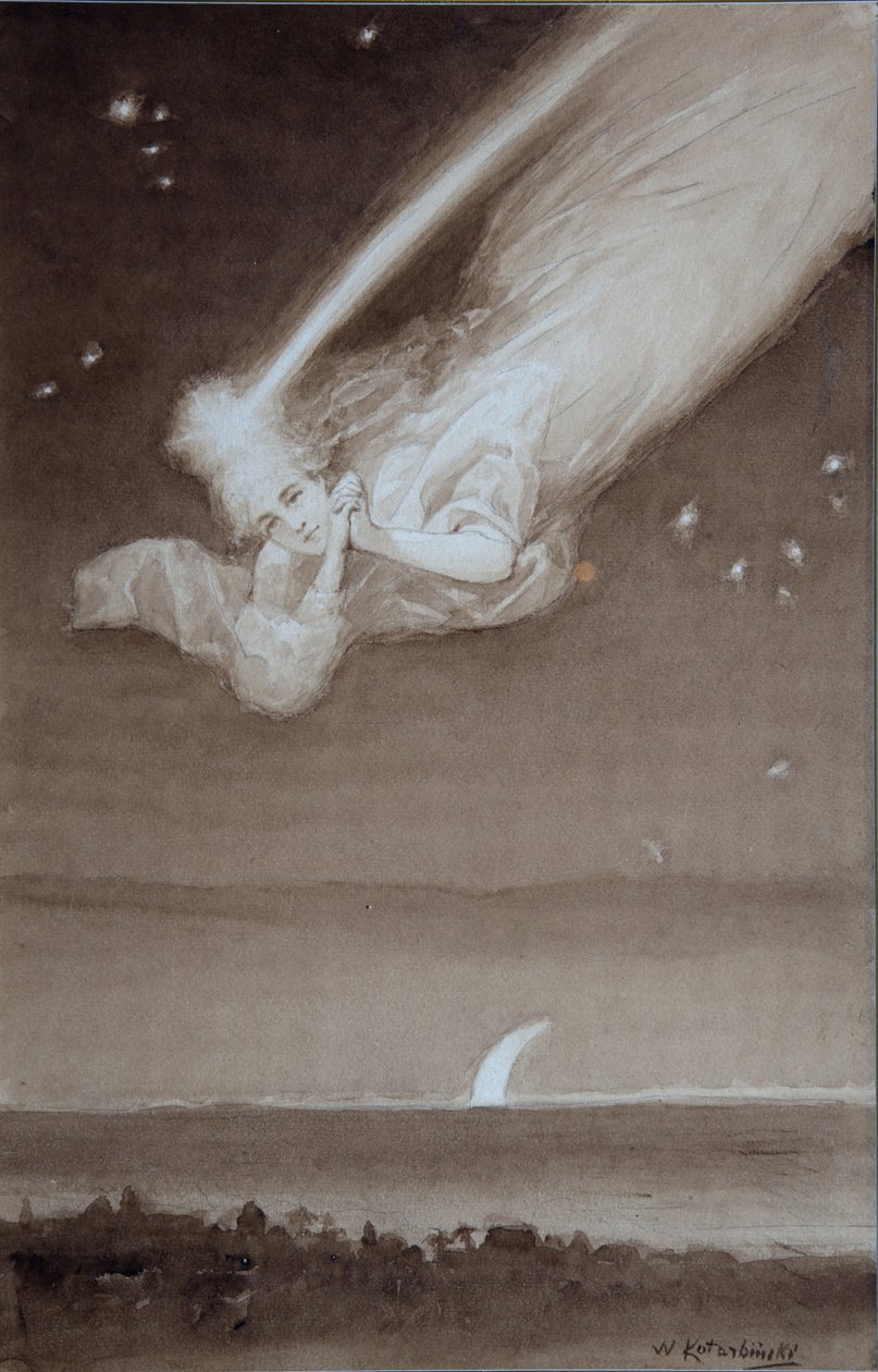 Fallande stjärna, 1910-tal av Vasilii Kotarbinsky
