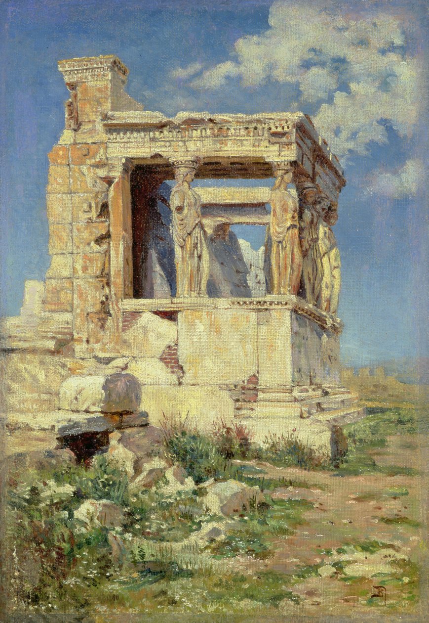 Portik med karyatider, 1882 av Vasilij Dmitrievich Polenov