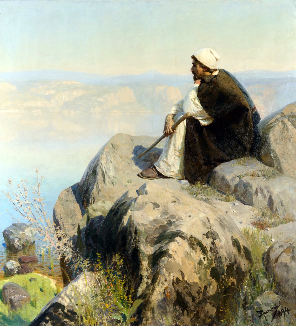 Drömmar av Polenov, Vasili Dmitrievich (1844-1927). Olja på duk av Vasilij Dmitrievich Polenov