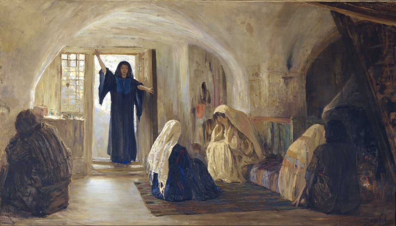 Inledde en tårfylld glädje, 1899-1905 av Vasilij Dmitrievich Polenov