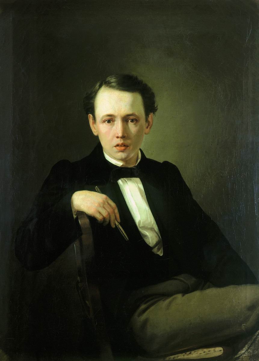  Self-portrait.n: .n av Vasili Grigorevich Perov