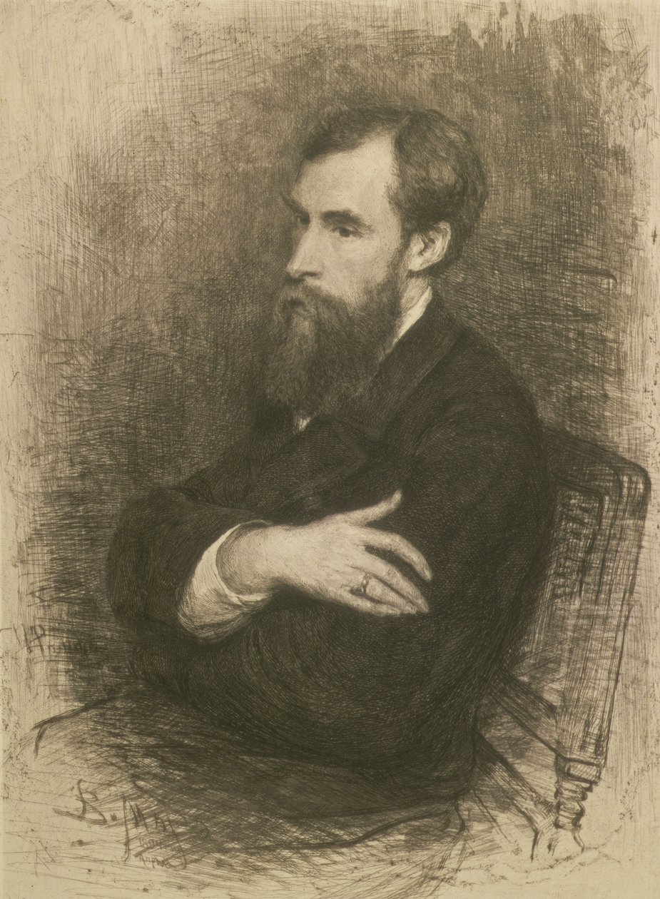 Porträtt av Pavel Michailovitj Tretjakov (1832-98), 1894 av Vasily Vasilievich Mate