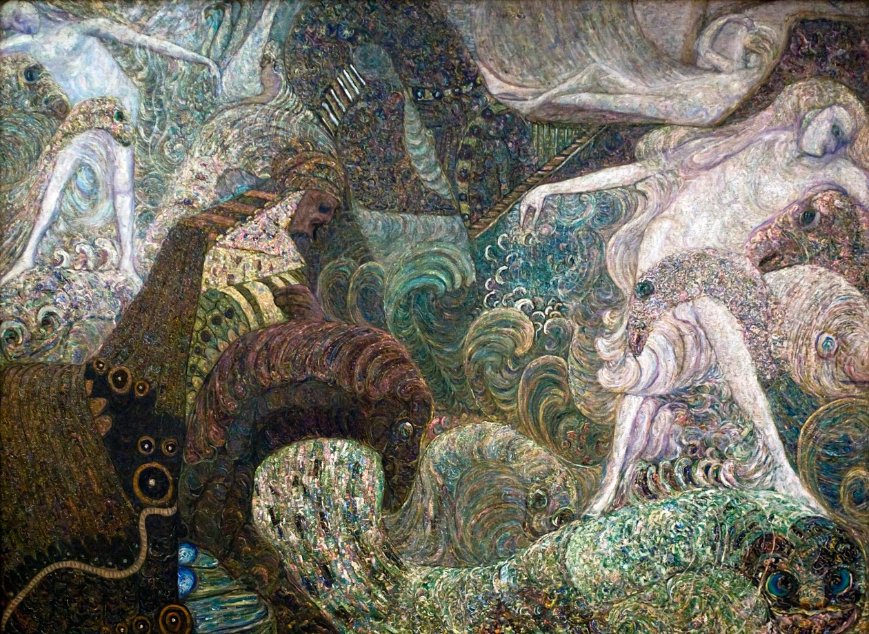 Havsbotten, sent 1800-tal eller tidigt 1900-tal. av Vasily Ivanovich Denisov