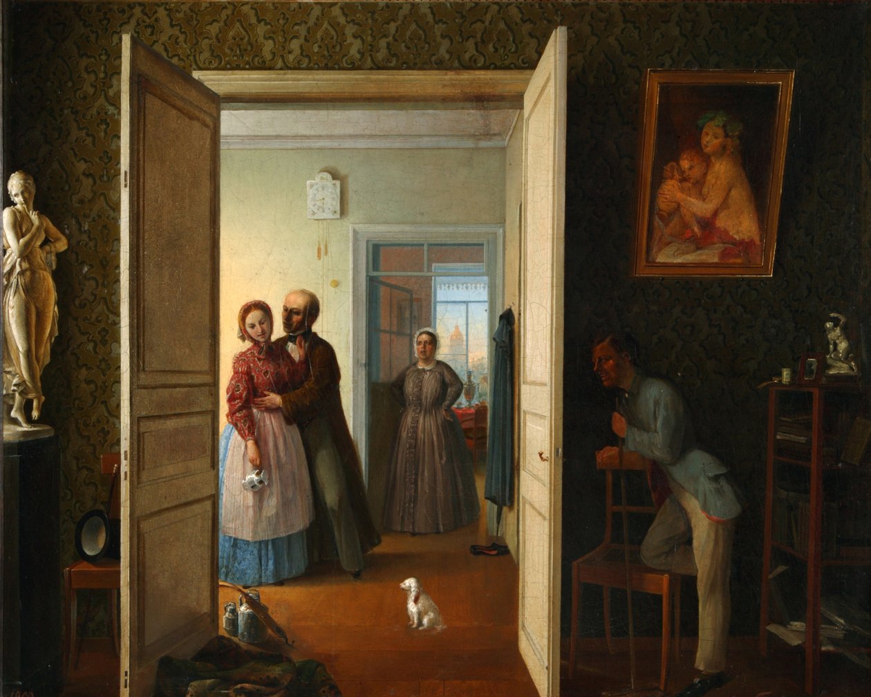 Misslyckad Rendezvous, 1869 av Vasily Nikiforovich Bovin